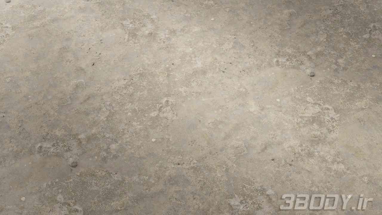 متریال بتن زبر rough concrete عکس 1